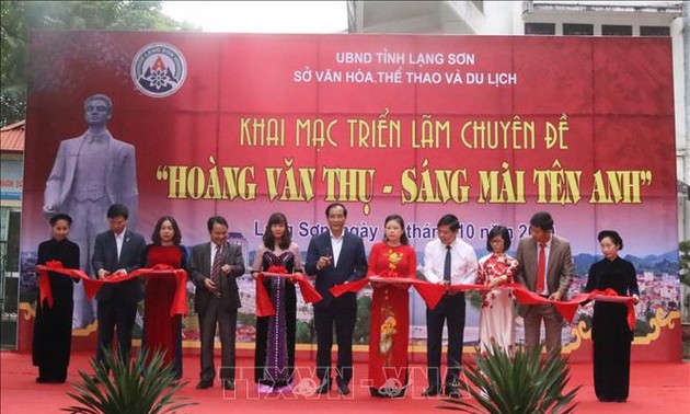 Ausstellung über Hoang Van Thu in Lang Son
