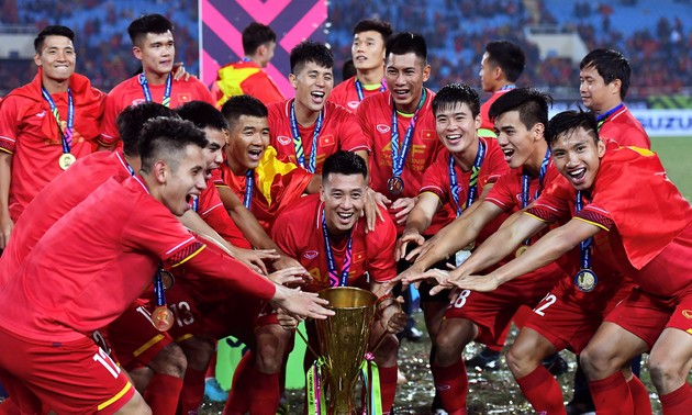 AFF Awards 2019: die vietnamesische Nationalmannschaft gewinnt den Preis als ausgezeichnete Männermannschaft