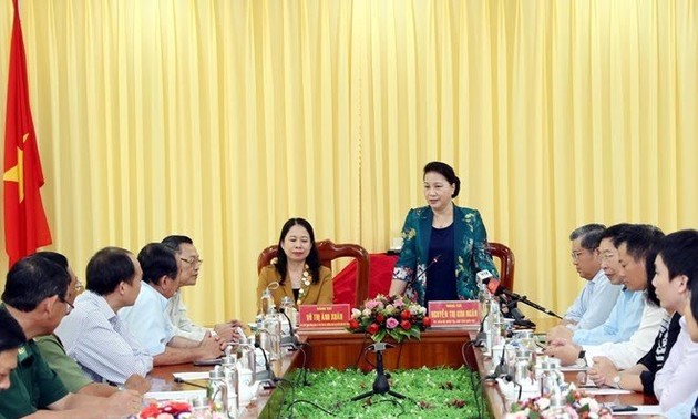 Parlamentspräsidentin Nguyen Thi Kim Ngan besucht Provinz An Giang