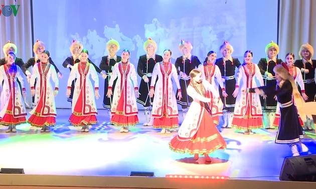 Neujahrsfest Tet in Ufa, Russland gefeiert