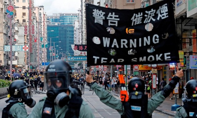 Sicherheitsgesetz in Hongkong (China) tritt in Kraft