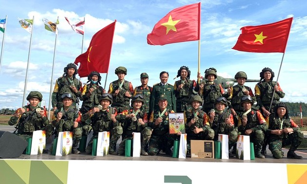 Vietnamesische Pioniersoldaten gewinnen Bronzemedaille bei Army Games