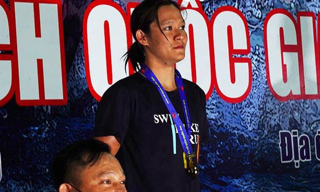 Anh Vien verliert den zweiten Wettkampf gegen My Thao in der Nationalen Schwimmmeisterschaft