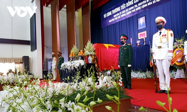 Trauerfeier für ehemaligen Vizepremierminister Truong Vinh Trong
