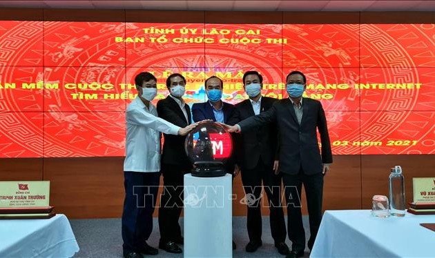 Lao Cai veröffentlicht Software für Multiple-Choice-Wettbewerb über Parteidokumente im Internet