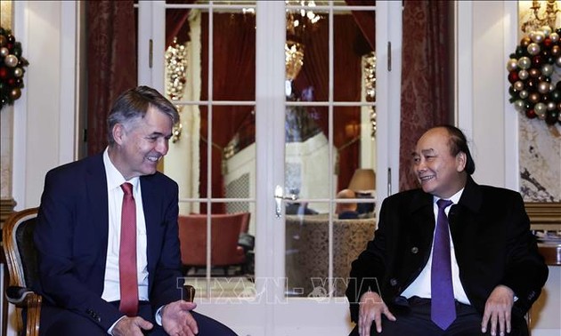 Staatspräsident Nguyen Xuan Phuc besucht Genf 