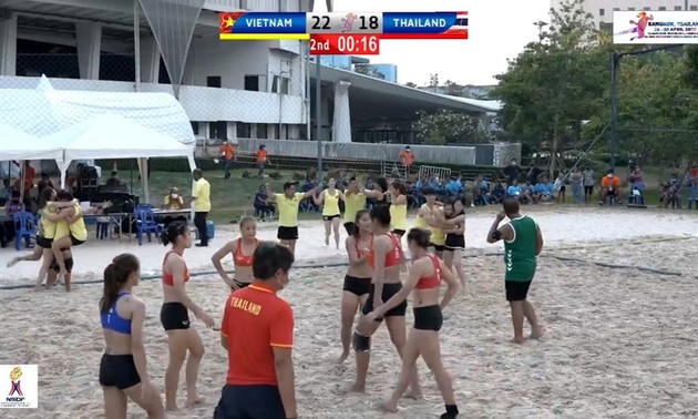 Vietnams Beachhandball-Nationalmannschaft der Frauen ist Asienmeister