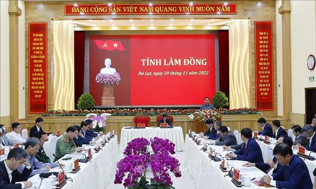 Premierminister Pham Minh Chinh: Lam Dong zum Wachstumsimpuls von Tay Nguyen und ganzem Land entwickeln