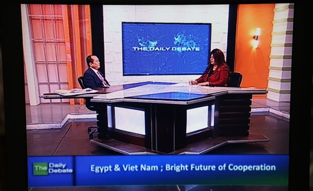 Nile TV strahlt Live-Sendung über Vietnam-Ägypten-Beziehungen aus