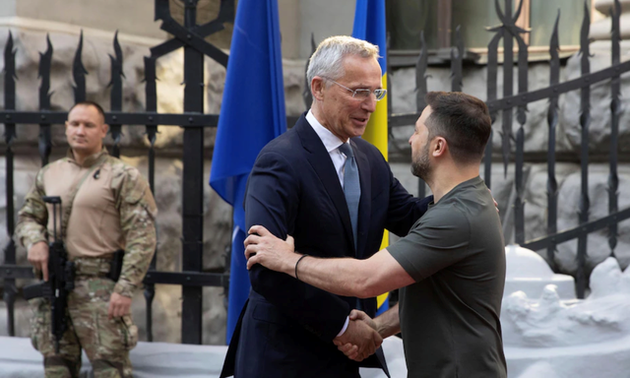 Nato-Generalsekretär bekräftigt Unterstützung der Ukraine