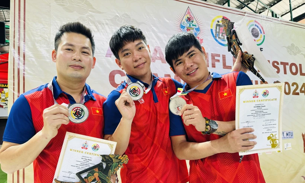 Vietnam  gewinnt Silbemedaille bei der Asienschießmeisterschaft 2024