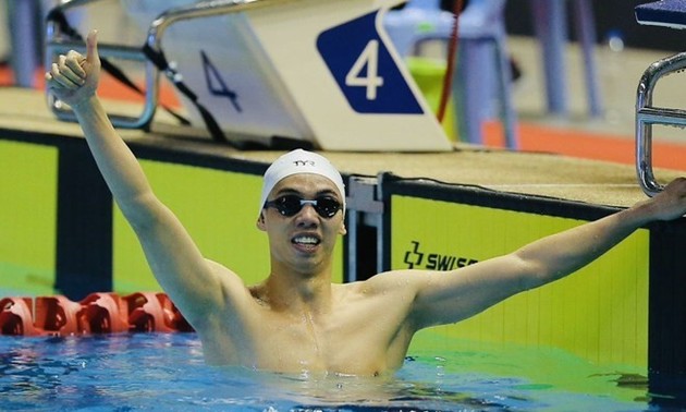 Schwimmer Huy Hoang macht ständig neue Rekorde beim Asien-Schwimmwettbewerb
