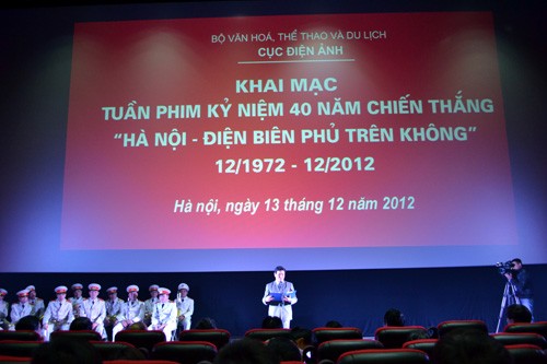 Pembukaan Pekan film sehubungan dengan peringatan ultah ke-40 kemenangan “Dien Bien Phu di udara"