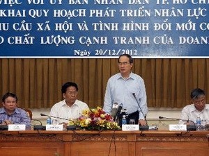 Orientasi merancangkan pendidikan sumber daya manusia kota Ho Chi Minh
