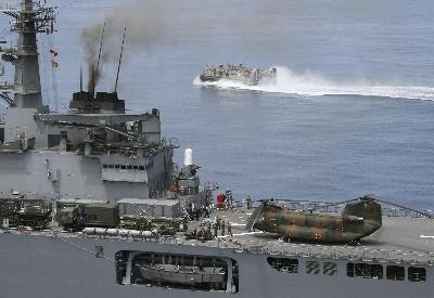 Jepang memperkuat fungsi untuk Pasukan Bela Diri di laut