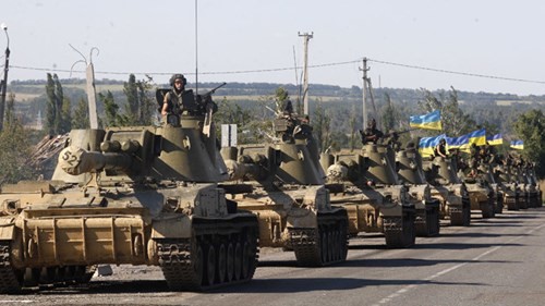 Ukraina: pasukan penuntut federalisasi mengeluarkan rekomendasi-rekomendasi untuk satu permufakatan gencatan senjata