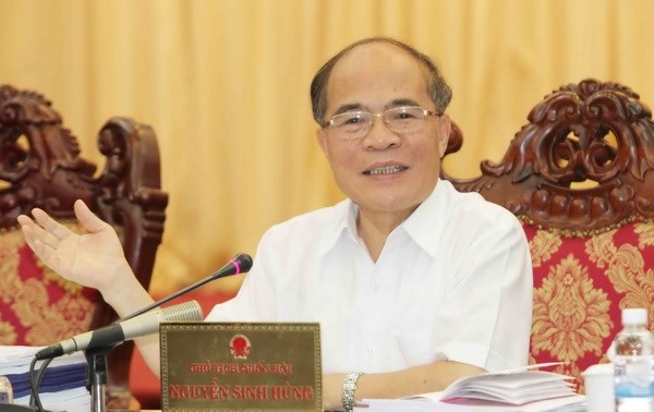 Ketua MN Vietnam, Nguyen Sinh Hung menghadiri AIPA ke-35 di Laos