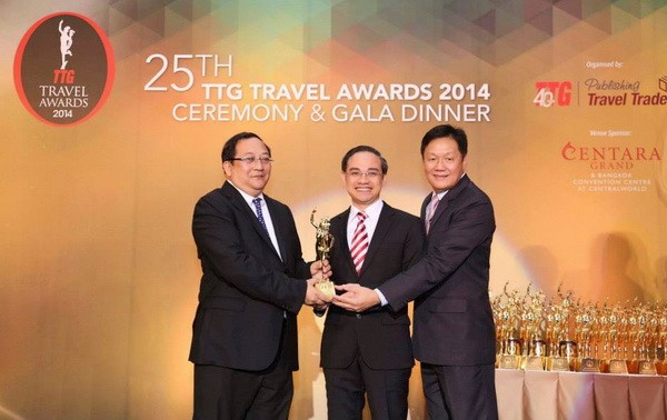 Perusahaan pariwisata Vietnam satu-satunya yang meraih penghargaan TTG Travel Awards ke-4
