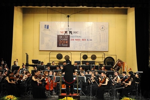 Acara pembukaan Festival pertama musik baru Asia-Eropa di Vietnam