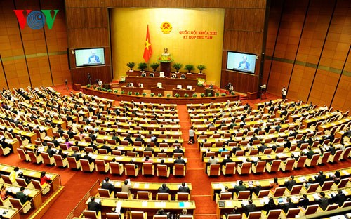 MN Vietnam memungut suara untuk mengesahkan UU amandemen atas beberapa pasal  dari UU mengenai Pelaksanaan Eksekusi Sipil