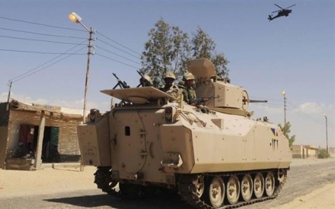 Mesir: pasukan keamanan membasmi puluhan pembangkang ekstrimis di semenanjung Sinai