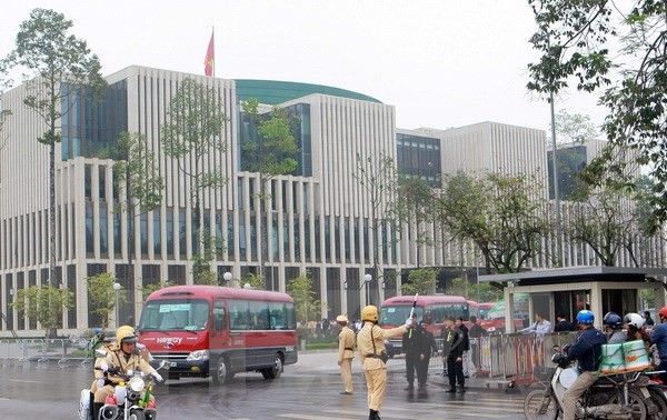 Delegasi Parlemen banyak negara datang ke kota Hanoi untuk menghadiri IPU-132