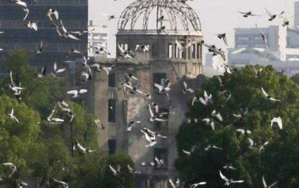 Kota Hiroshima, Jepang mengenangkan ultah ke-70 Musibah bom atom