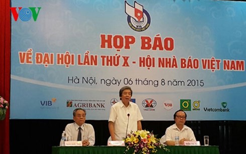 Kongres ke-10 Persatuan Wartawan Vietnam akan berlangsung dari 7 sampai 9 Agustus 2015