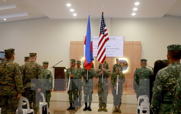 Filipina dan AS melakukan latihan serangan pendaratan bersama