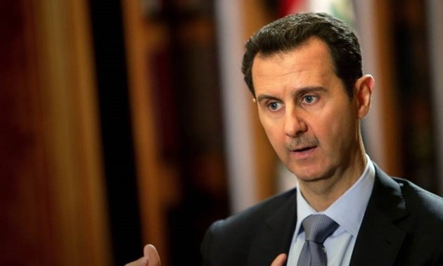 Presiden Suriah, Bashar al-Assad menyatakan kemenangan di banyak medan perang