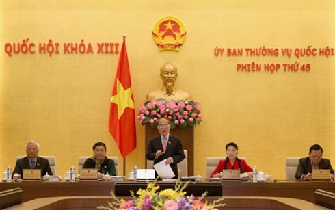 Acara pembukaan persidangan ke-45 Komite Tetap MN Vietnam