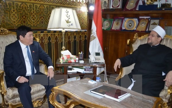 Rombongan kerja Departemen Agama Pemerintah Vietnam melakukan kunjungan kerja di Mesir
