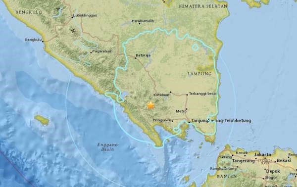 Gempa bumi kuat di Indonesia 