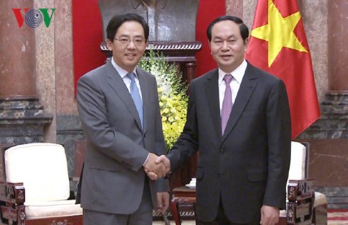 Presiden Vietnam, Tran Dai Quang menerima Dubes Tiongkok di Vietnam