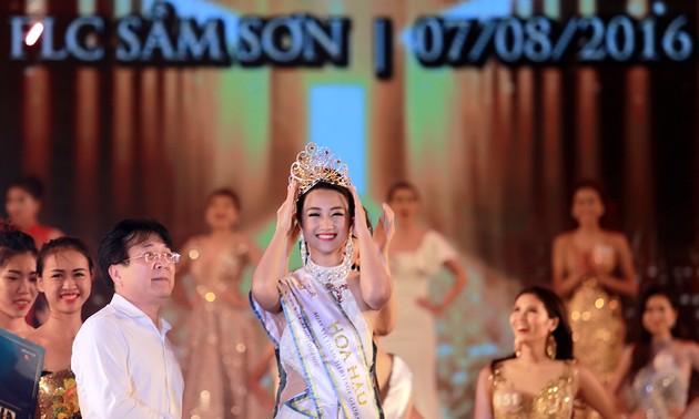 Tran Thi Thu Ngan menjadi Ratu Kecantikan Identitas Vietnam Globa - tahun 2016