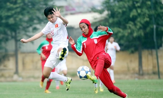Tim sepak bola putri U-19 Vietnam merebut tiket masuk babak final Turnamen sepak bola putri U19 Asia tahun 2017