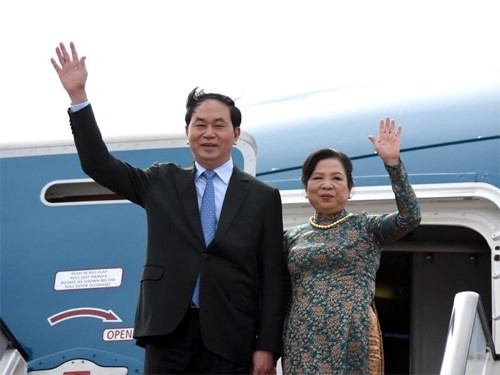 Presiden Vietnam, Tran Dai Quang mekakukan kunjungan kenegaraan di Italia