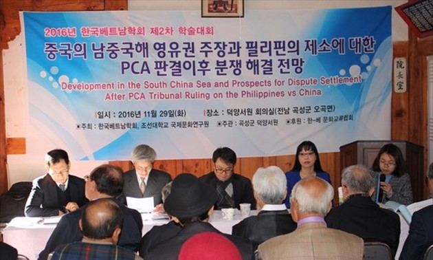 Lokakarya ilmiah di Republik Korea tentang situasi di Laut Timur