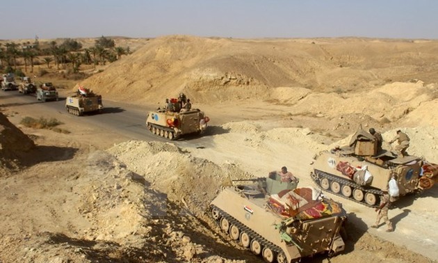 Irak membuka operasi untuk merebut kembali kawasan Barat yang diduduki  IS
