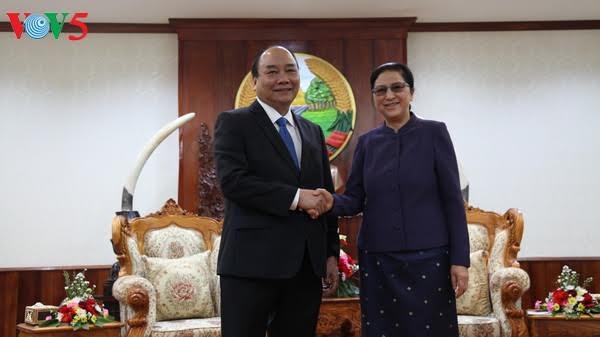 PM Vietnam, Nguyen Xuan Phuc lakukan pertemuan dengan para Pemimpin Partai dan Negara Laos