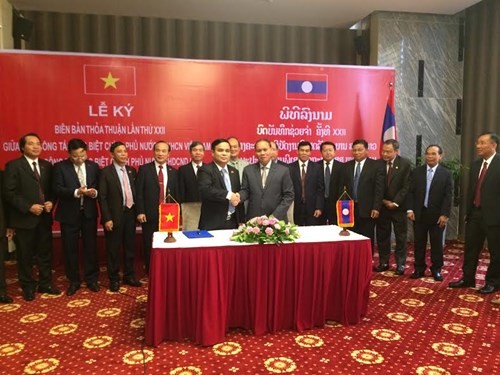  Konferensi ke-22 Badan Kerja Khusus Pemerintah Vietnam-Laos