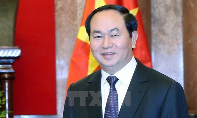 Presiden Vietnam, Tran Dai Quang: Mengembangkan hubungan istimewa Vietnam-Laos menurut pedoman berkualitas, efektif dan praksis