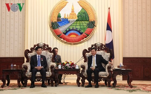 55 tahun hubungan Vietnam-Laos: PM Laos menjunjung hasil-guna kerjasama antara Kementerian Hukum dua negara