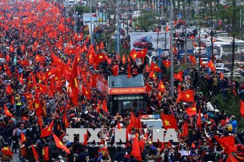 Babak final U-23 Asia 2018: Koran Jepang menilai tinggi semangat persatuan warga Vietnam