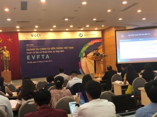 Bidang keuangan dan telekomunikasi Vietnam menghadapi peluang dan tantangan dari Perjanjian EVFTA