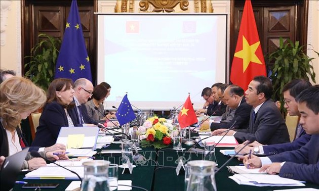 Sidang pertama Sub-komisi urusan masalah-masalah politik dalam rangka Komisi gabungan tentang penggelaran Perjanjian kerangka mengenai kemitraan dan kerjasama komprehensif Vietnam – Uni Eropa (PCA)