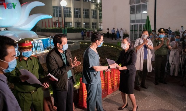  Rumah sakit Bach Mai, Kota Hanoi menyelesaikan waktu isolasi