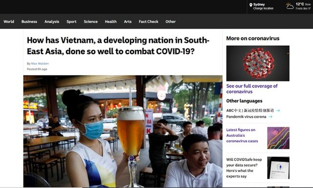 Pers Australia: Kepekaan dan ketegasan merupakan kunci bagi Vietnam mengontrol wabah dengan baik