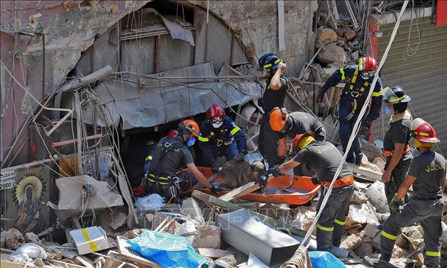 Ledakan di Beirut: Komunitas internasional memberikan bantuan kepada Libanon
