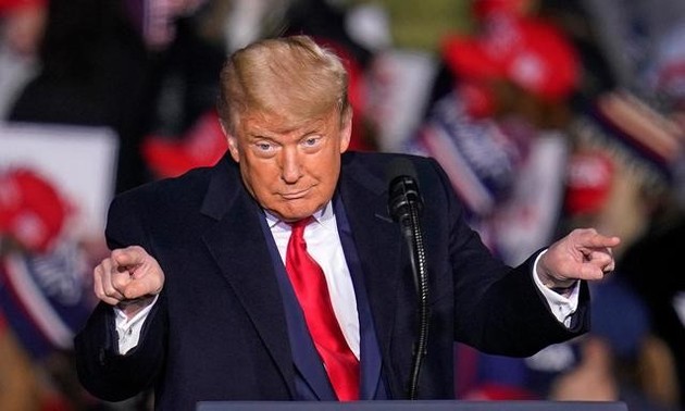 Pilpres AS 2020: Presiden Donald Trump mengadakan kampanye pemilihan di negara bagian Pennsylvania